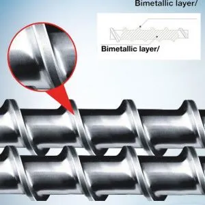 Vis bimétalliques & baril pour Machine en plastique